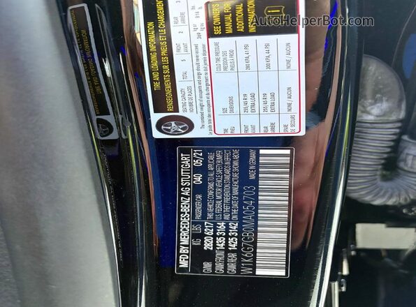 W1K6G7GB0MA054703 2021 MERCEDES-BENZ S Black 