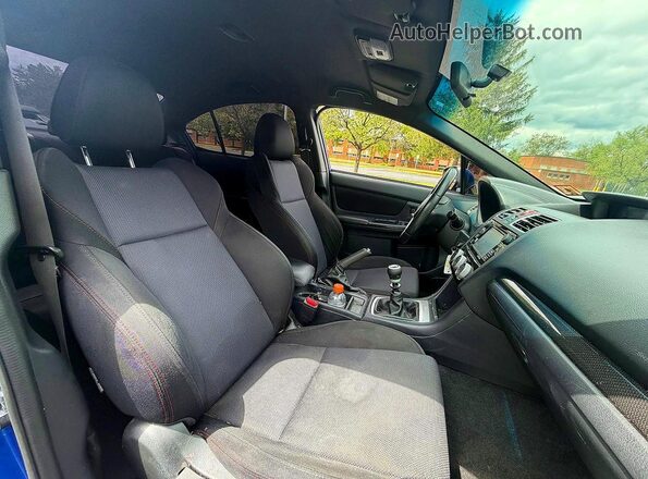 JF1VA1B60H9810770 2017 SUBARU WRX Синий Вид сзади