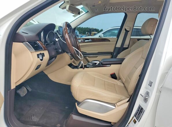 4JGDF7DE9HA890384 2017 MERCEDES-BENZ GLS White წინა პანელის ხედი