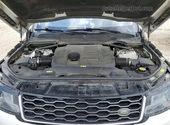 SALWR2RUXKA862536 2019 LAND ROVER RANGE ROVER White Widok naklejki z numerem VIN