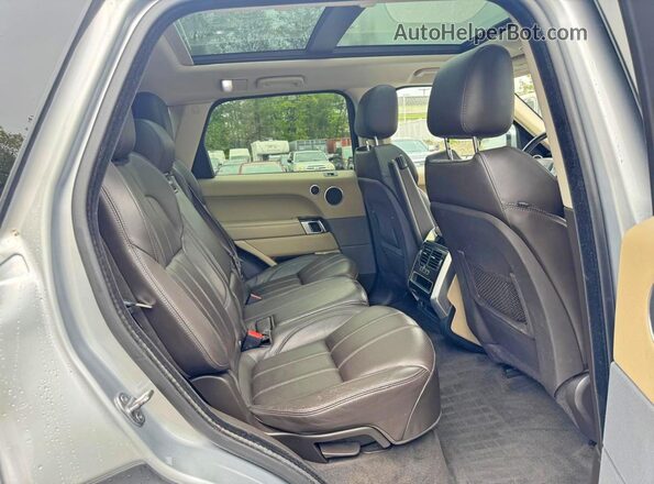 SALWR2FK1HA128878 2017 LAND ROVER RANGE ROVER Silver Widok deski rozdzielczej