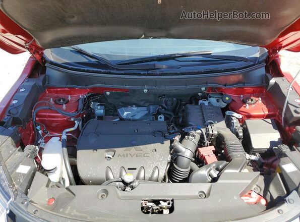 JA4ARUAUXTU005202 2026 MITSUBISHI OUTLANDER Red Widok naklejki z numerem VIN