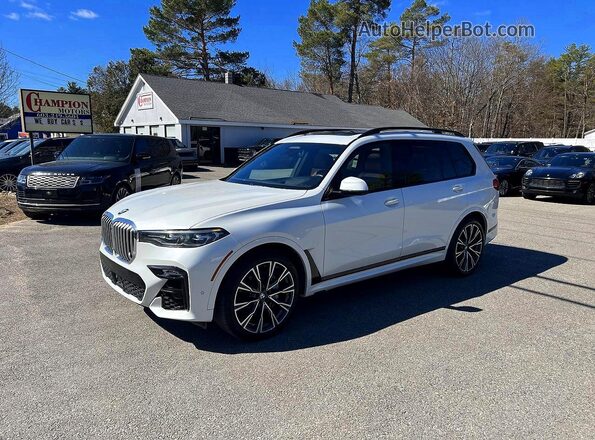 5UXCX4C51KLS37426 2019 BMW X7 White Задня права чверть