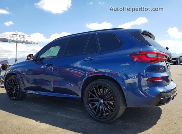 5UXCR4C04M9G33559 2021 BMW X5 Blue 
