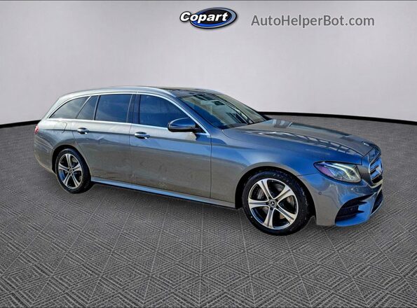 WDDZH6GB9HA239374 2017 MERCEDES-BENZ E Gray 