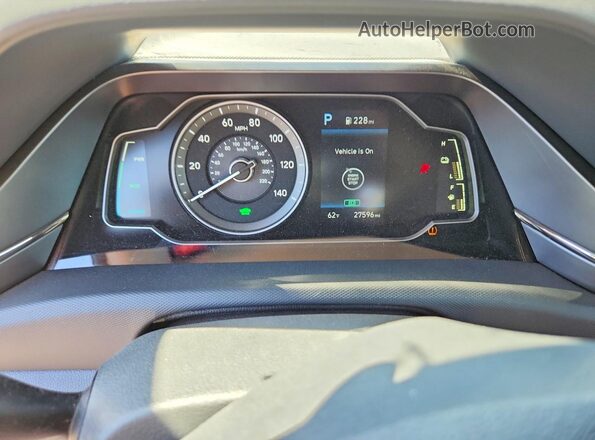 KMHC65LC5MU245594 2021 HYUNDAI IONIQ Silver Вид задніх сидінь