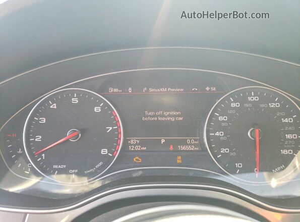 WAUWGAFC7GN005591 2016 AUDI A7 Silver Вид задніх сидінь