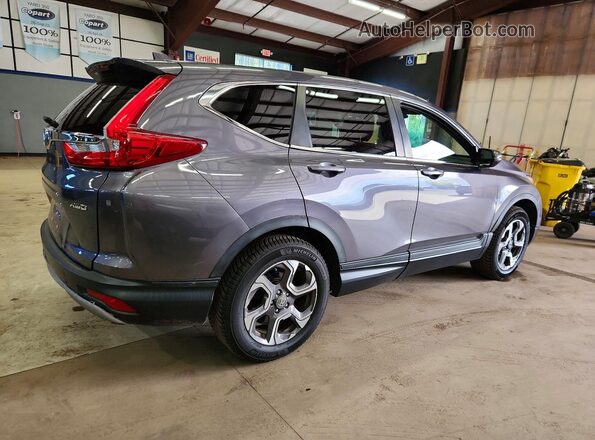 7FARW2H54JE003637 2018 HONDA CR-V Gray Delantero derecho