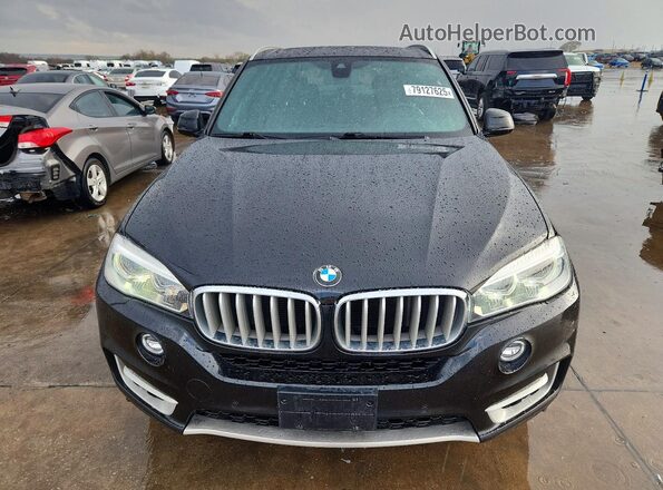 5UXKR2C51J0Z15537 2018 BMW X5 Black Vista trasera