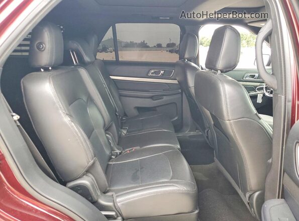 1FM5K7DH3JGA80777 2018 FORD EXPLORER Бордовый Вид подкапотного пространства