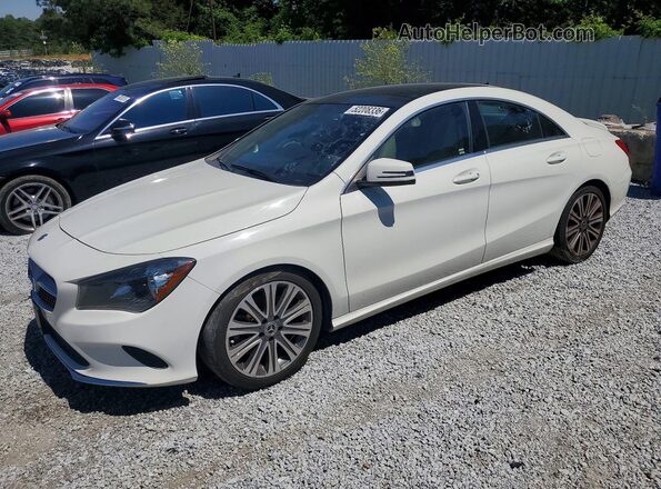 WDDSJ4GB1JN543209 2018 MERCEDES-BENZ CLA-CLASS White Trasero izquierdo