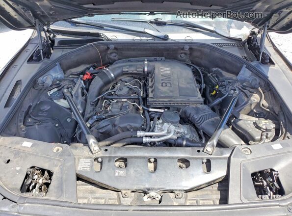 WBA5M2C32HG499346 2017 BMW 5 SERIES Black Widok komory silnika