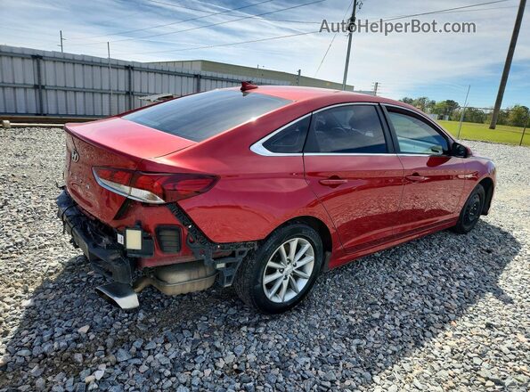 5NPE24AF6KH804951 2019 HYUNDAI SONATA Red 