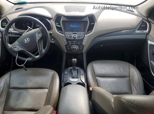 KM8SR4HF5GU156869 2016 HYUNDAI SANTA Silver 