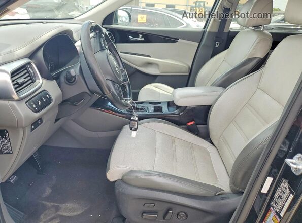 5XYPK4A59HG220477 2017 KIA SORENTO Black 