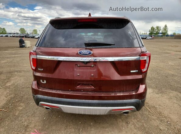 1FM5K8D83GGB13839 2016 FORD EXPLORER Maroon 