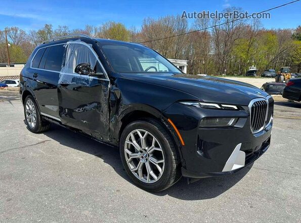 5UX23EM04S9Y27987 2025 BMW X7 Black Դիմացի տեսք