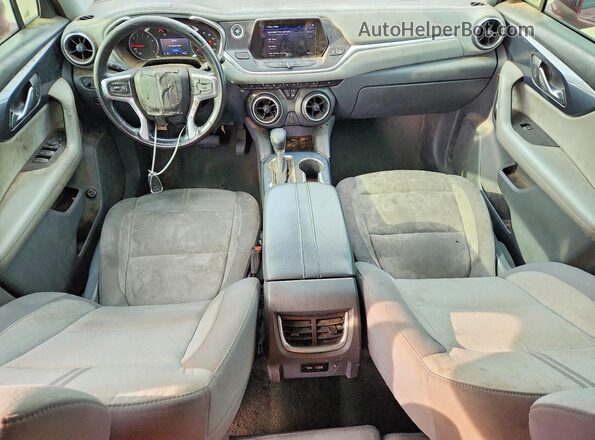 3GNKBCRS5KS695300 2019 CHEVROLET BLAZER Red Вид щитка приладів