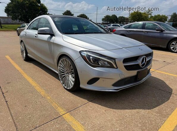 WDDSJ4EB1JN508060 2018 MERCEDES-BENZ CLA-CLASS Серебряный 