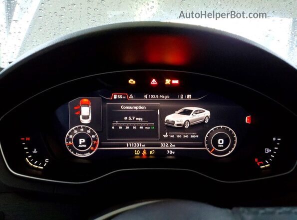 WAUFNCF5XJA053717 2018 AUDI A5 White Հետևի նստատեղերի տեսք