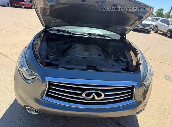 JN8CS1MU4GM130283 2016 INFINITI QX70 Серый 