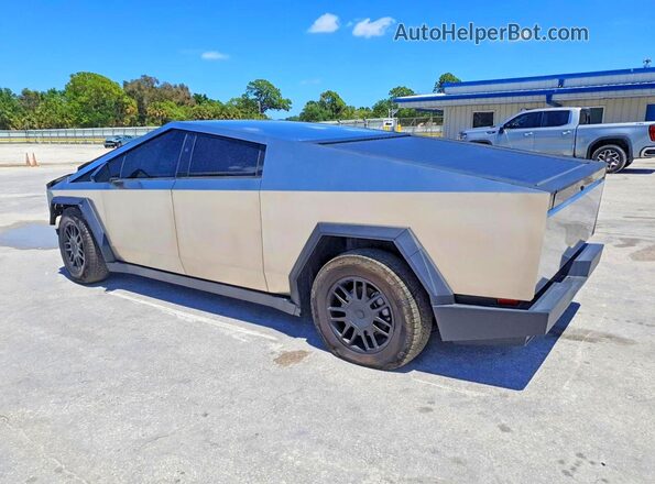 7G2CEHED3SA077646 2025 TESLA CYBERTRUCK Silver Tył prawy