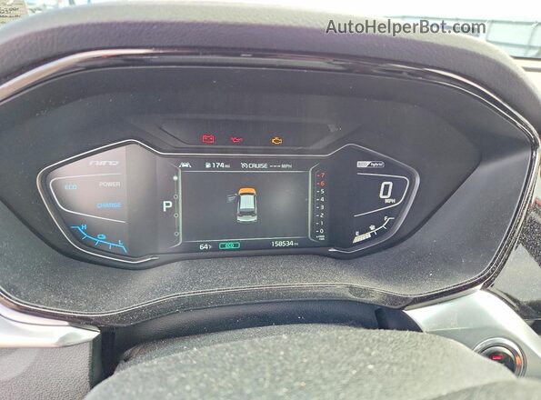 KNDCE3LC0M5462881 2021 KIA NIRO Red უკანა სავარძლების ხედი