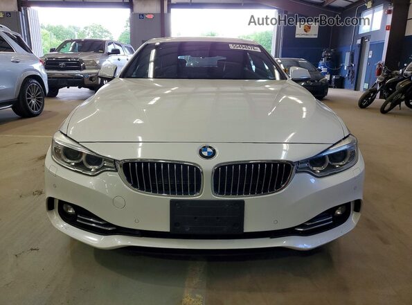 WBA4C9C51GG136141 2016 BMW 4 SERIES White Вид ззаду
