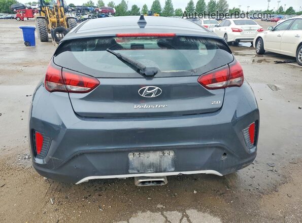KMHTG6AF0KU008511 2019 HYUNDAI VELOSTER Blue Front interior view