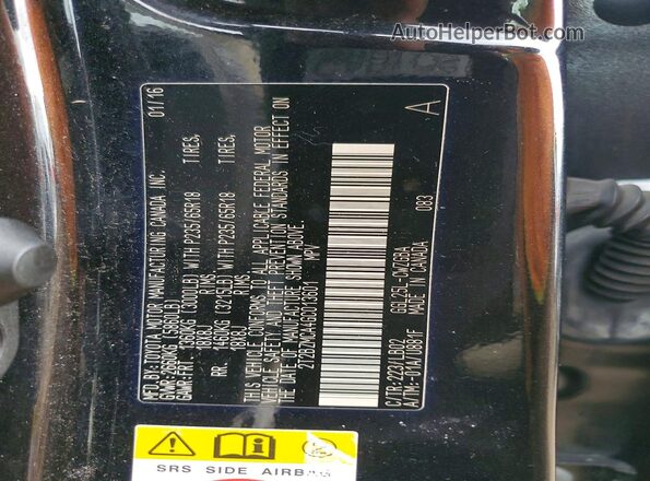 2T2BZMCA4GC013601 2016 LEXUS RX 350 Black 