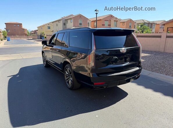 1GYS4RKL0MR402945 2021 CADILLAC ESCALADE Черный Передняя правая четверть