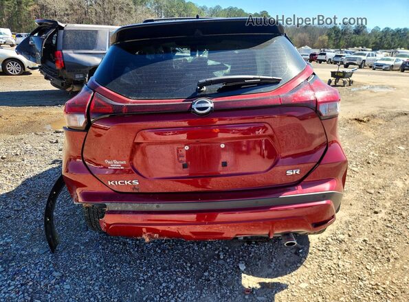 3N1CP5DV5NL475538 2022 NISSAN KICKS Red Widok wnętrza z przodu