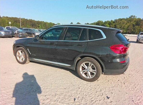 5UXTR9C56JLD65282 2018 BMW X3 Black უკანა მარჯვენა