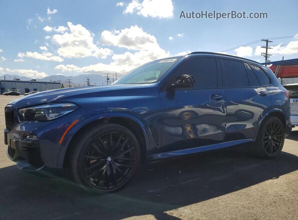 5UXCR4C04M9G33559 2021 BMW X5 Blue 