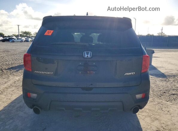 5FNYF8H53NB025371 2022 HONDA PASSPORT Black წინა სალონის ხედი