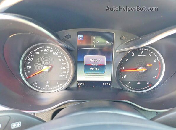 WDC0G4JB3JV107125 2018 MERCEDES-BENZ GLC-CLASS Black Vista del cuadro de instrumentos