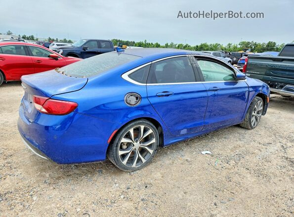 1C3CCCAB5GN107598 2016 CHRYSLER 200 Blue 