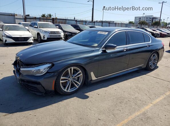 WBA7E4C51KGV28667 2019 BMW 7 SERIES Gray Задня ліва чверть