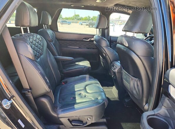 KM8R5DHE8LU108018 2020 HYUNDAI PALISADE Black Вид підкапотного простору