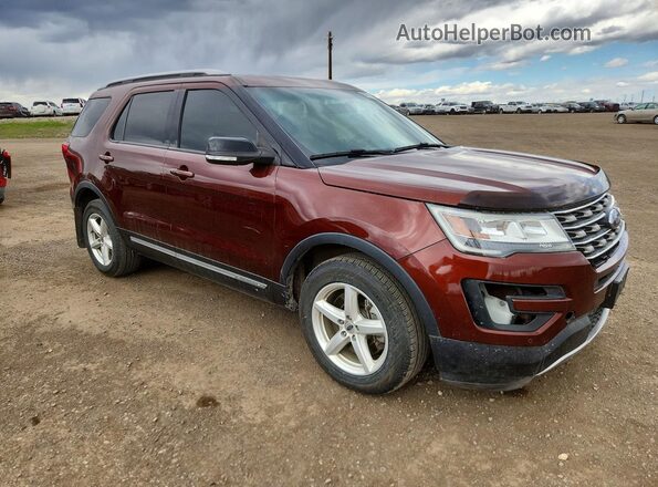 1FM5K8D83GGB13839 2016 FORD EXPLORER Maroon 