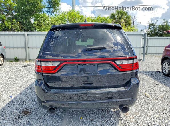 1C4SDHCT9JC261662 2018 DODGE DURANGO Black Вид салону спереду