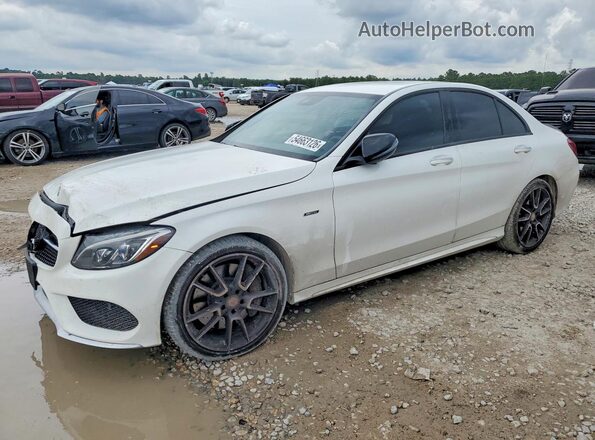 55SWF6EB0GU132868 2016 MERCEDES-BENZ C White Задня ліва чверть