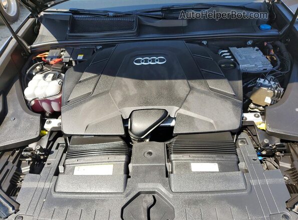 WA1FVAF12LD009176 2020 AUDI Q8 Gray VIN sticker view