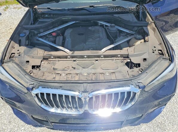 5UXCR6C54KLL36280 2019 BMW X5 Blue VIN კოდის სტიკერის ხედი