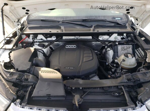 WA1ANAFY5J2150520 2018 AUDI Q5 White VIN კოდის სტიკერის ხედი