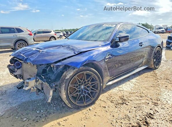 WBS43AZ05RCR90147 2024 BMW M4 Blue 