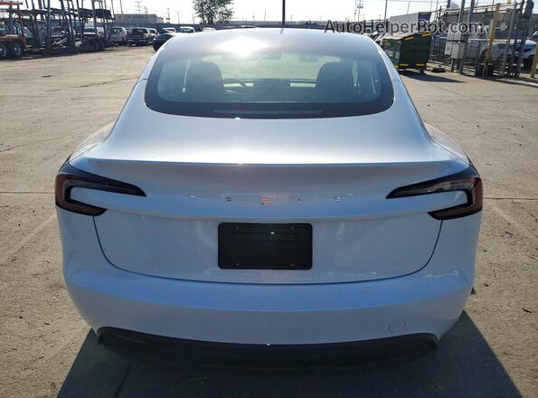 5YJ3E1EAXSF914640 2025 TESLA MODEL White 