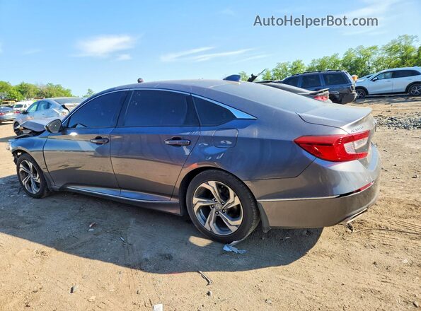 1HGCV2F53JA010080 2018 HONDA ACCORD Gray Հետևի աջ