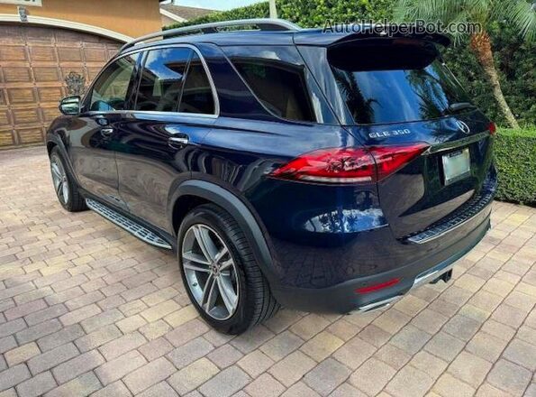 4JGFB4JB5NA765004 2022 MERCEDES-BENZ GLE Синий Задняя правая четверть