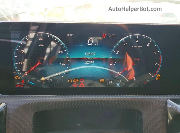 WDD3G4EB9KW019307 2019 MERCEDES-BENZ A Black Вид задніх сидінь